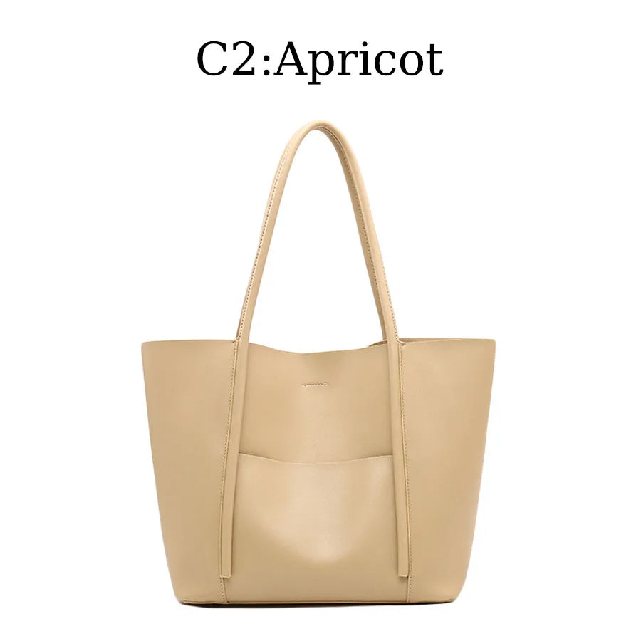 3185 Trendy Women's Luxury PU Leather Tote Bag Ready Bag Large Black Foldable Handbag for Autumn Winter Spring Open Closure Type