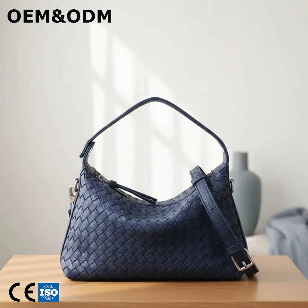 3129 B Wholesale in Fashion Handmade PU Leather Crossbody Women Bulk Tote Bags Stylish New Light Green Handbag for Ladies